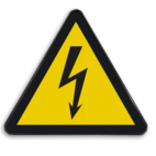 Autocollant ou panneau - W012 - Électricité