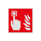 Veiligheidspictogram F005 - Brandmelder - reflecterend