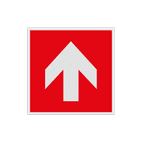 Reflecterende sticker of bord Pictogram FOOO - Pijl omhoog brandbestrijdingsmiddel