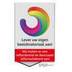 Informatiebord vlak buigzaam 1mm rechthoek 3:2 reflecterend + eigen ontwerp/opdruk