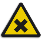 Autocollant ou panneau - Substances dangereuses et irritantes