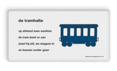 Lesbord Dick Bruna - de tramhalte - LV.LB.E2A