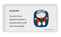 Lesbord Dick Bruna - de gordel - LV.LB.F3