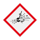 Autocollant ou panneau - SGH01 - Explosif