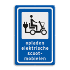 Informatiebord - Oplaadpunt elektrische scootmobielen