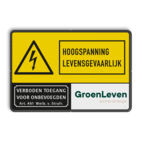 Informatiebord 3:2 - Hoogspanning | GroenLeven