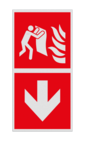Panneau angulaire - F016 - Direction de la couverture anti-feu