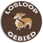 Verkeersbord - Losloopgebied honden