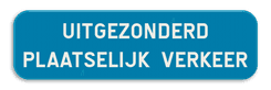 Verkeersbord SB250 G type IV - Beperking of verbod