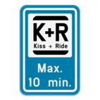 Parkeerbod Kiss&Ride + eigen tekst