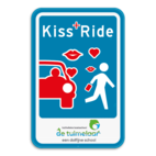 Panneau de stationnement Kiss&Ride personnalisable