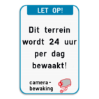 Camerabewaking - koptekst - eigen tekst - Pictogram