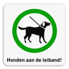 Informatiebord 1:1 Honden aan de leiband