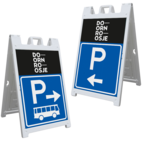 CarrySign TS 635x1140mm - stoepbord vol reflecterend