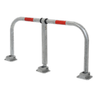 Barrière de parking rabattable - Serrure cylindrée