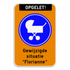 Verkeersbord - Geboorte