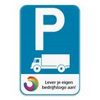 Parkeerbord E9c - Met je eigen logo