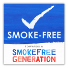 Vloersticker - Smoke-free Generation