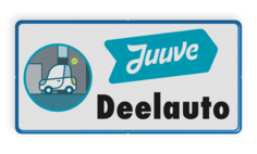 Parkeerbord Juuve - Deelauto