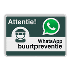 WhatsApp Buurtpreventie - Informatiebord basic - L209wa