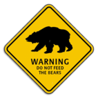 Verkeersbord Australië - Bear
