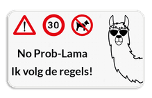 Informatiebord - No Prob-Lama