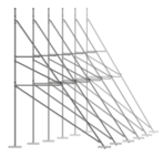 Opstelunit A.6-max buispaal 4800mm boven maaiveld - compleet