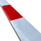 Profilé en aluminium - 2500mm - Rouge/blanc