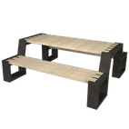 Table de pique-nique - Bicolore - Modèle Matrix