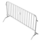 Barrière en acier 15,5kg - 200cm - 14 barreaux