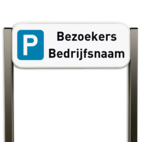 Parkeerbord bezoekers type TS - Parkeren bezoekers