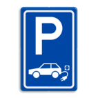 Verkeersbord elektrische auto - BE04a