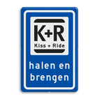 Verkeerbord RVV L52 KISS & RIDE - halen en brengen