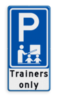 Verkeersbord RVV E08 trainers