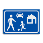 Verkeersbord RVV G05 - Woonerf