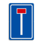 Verkeersbord RVV L08 - Doodlopende weg