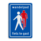 Verkeersbord RVV L55b - Wandelpad