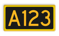 Seinnummerbord (Toegevoegd) - RS - 400x200mm - Reflecterend