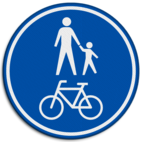 Verkeersbord RVV G11b - Gezamelijke fiets- en voetpad