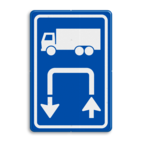Inritbord BT15bl - vrachtwagens linksom