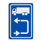 Inritbord BT15blo - vrachtwagens linksom