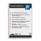 Verkeersbord parkeerreglement - Woonstad Rotterdam / G4S