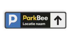 Informatiebord parkeerlocatie + richting - 4:1 - ParkBee