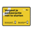 Informatiebord start parkeeractie - 3:2 - ParkBee