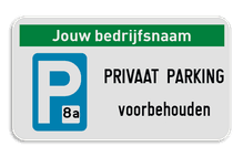 Parkeerplaats bord 4:2 - Privaat Parking Voorbehouden