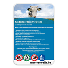 Kinderboerderij Veeweide eigen tekst + pictogram