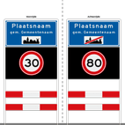 Komportaal H01b 1600mm breed, RVV-paneel 1000mm hoog (type 1 en 2)