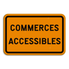 Panneau de signalisation - F39 - Commerces accessibles