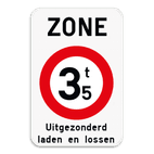 Verkeersbord SB250 ZC21T