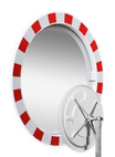 Verkeersspiegel RVS rond 800mm